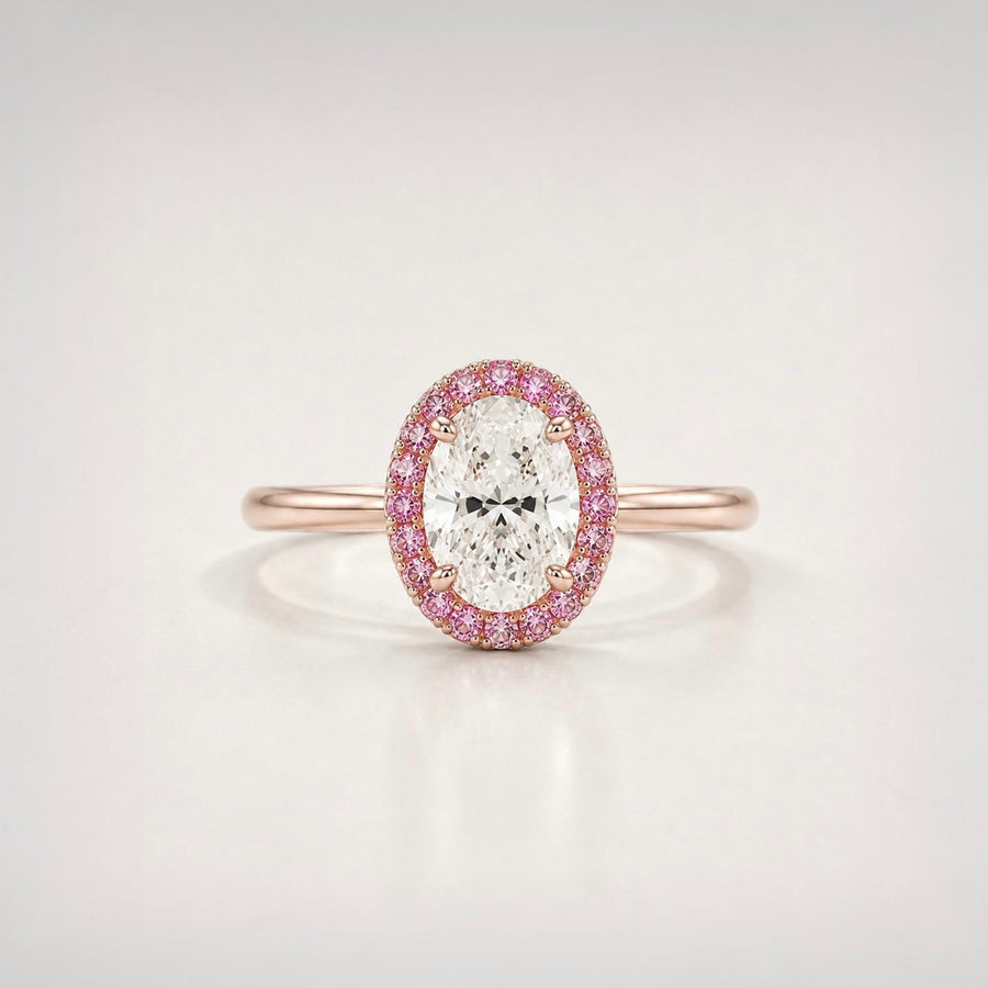 The Oval Pink Halo