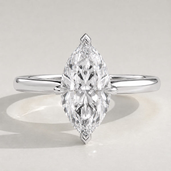 The Skye Solitaire in 18ct White Gold — REAU