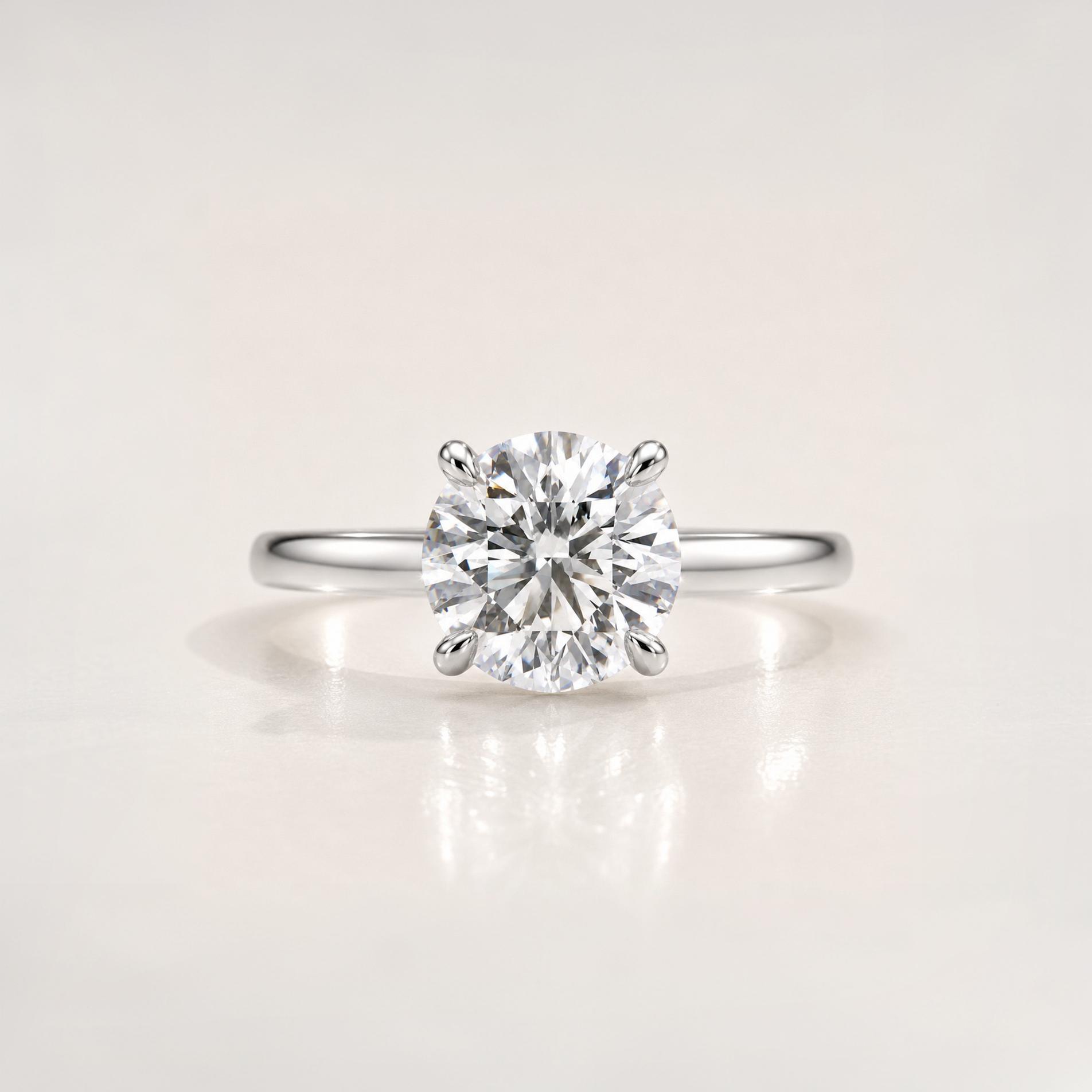 The Round Brilliant Signature Ring