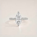 The Marquise Pavé Signature Ring