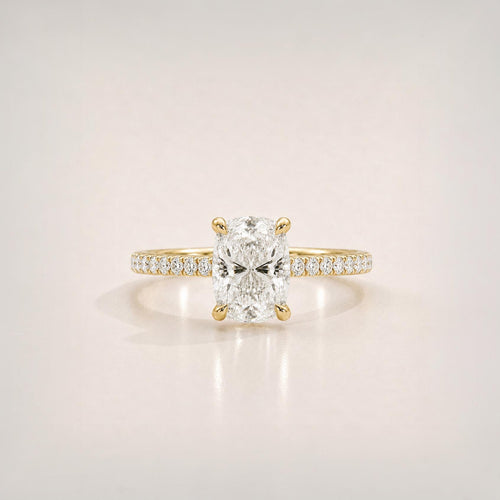 The Cushion Pavé Signature Ring
