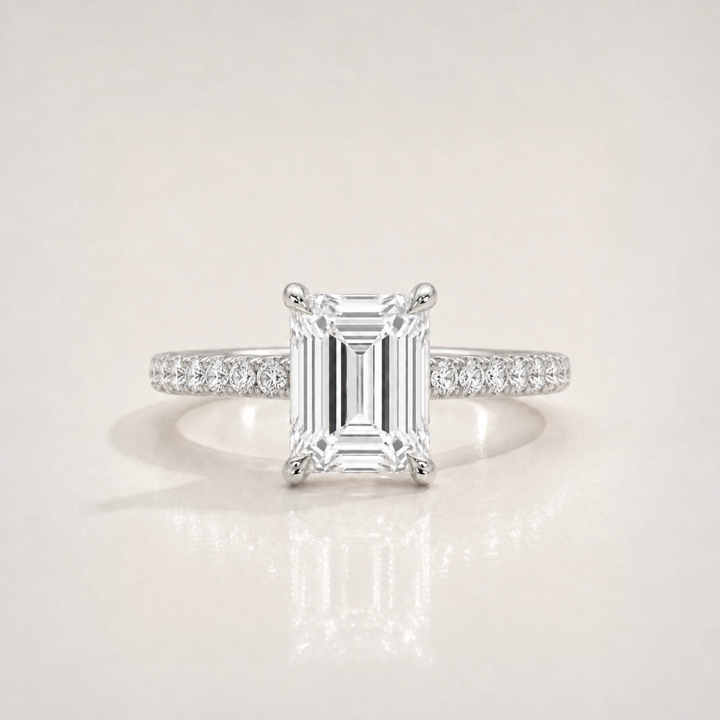 The Emerald Pavé Signature Ring