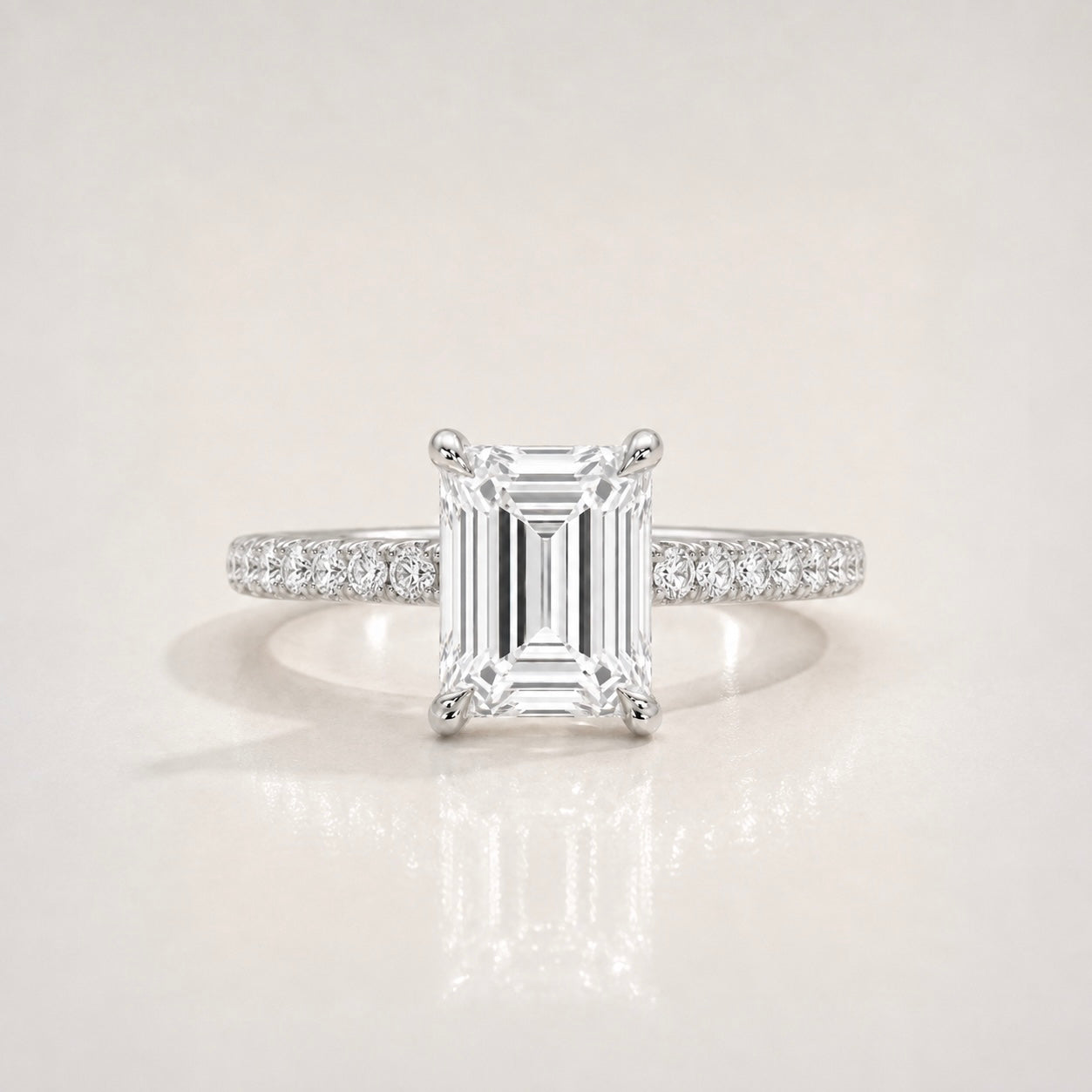 The Emerald Pavé Signature Ring