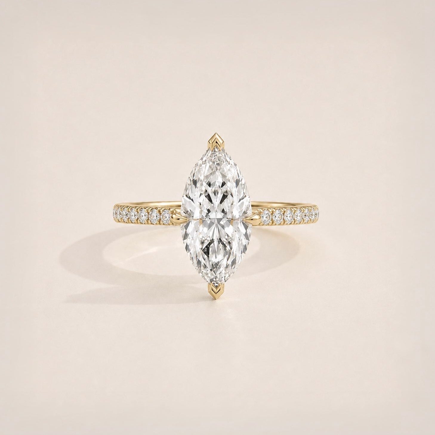 The Marquise Pavé Signature Ring