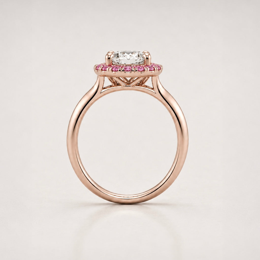 The Oval Pink Halo