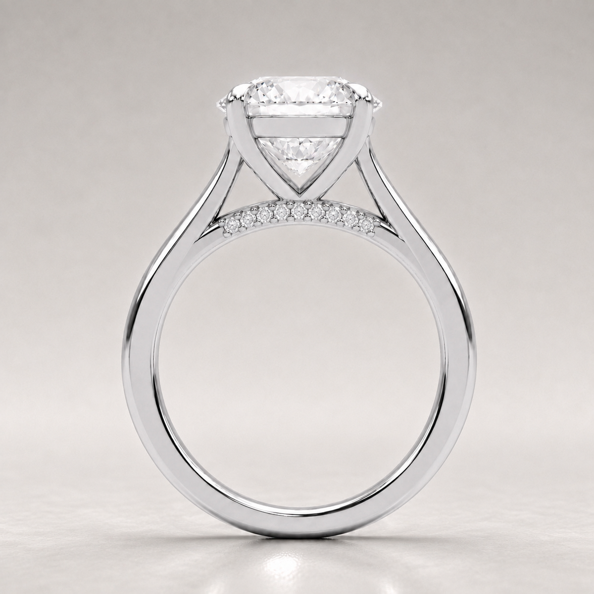 The Round Brilliant Signature Ring