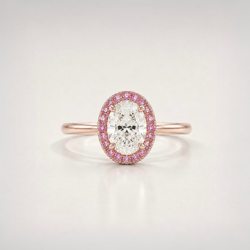 The Oval Pink Halo