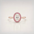 The Oval Pink Halo