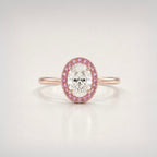 The Oval Pink Halo