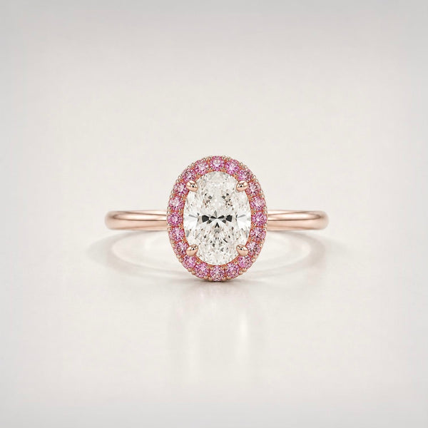 The Oval Pink Halo