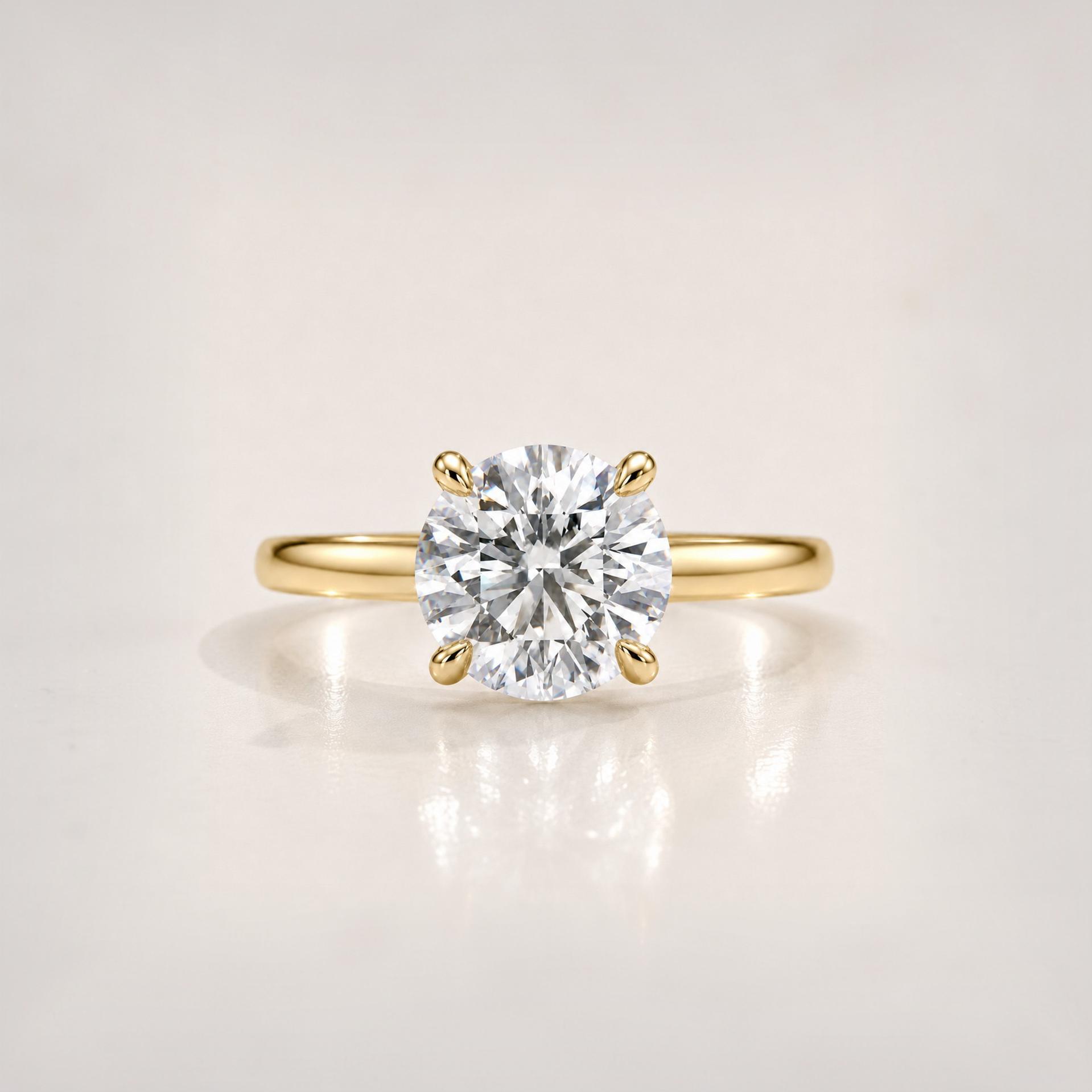 The Round Brilliant Signature Ring
