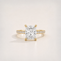 The Radiant Pavé Signature Ring