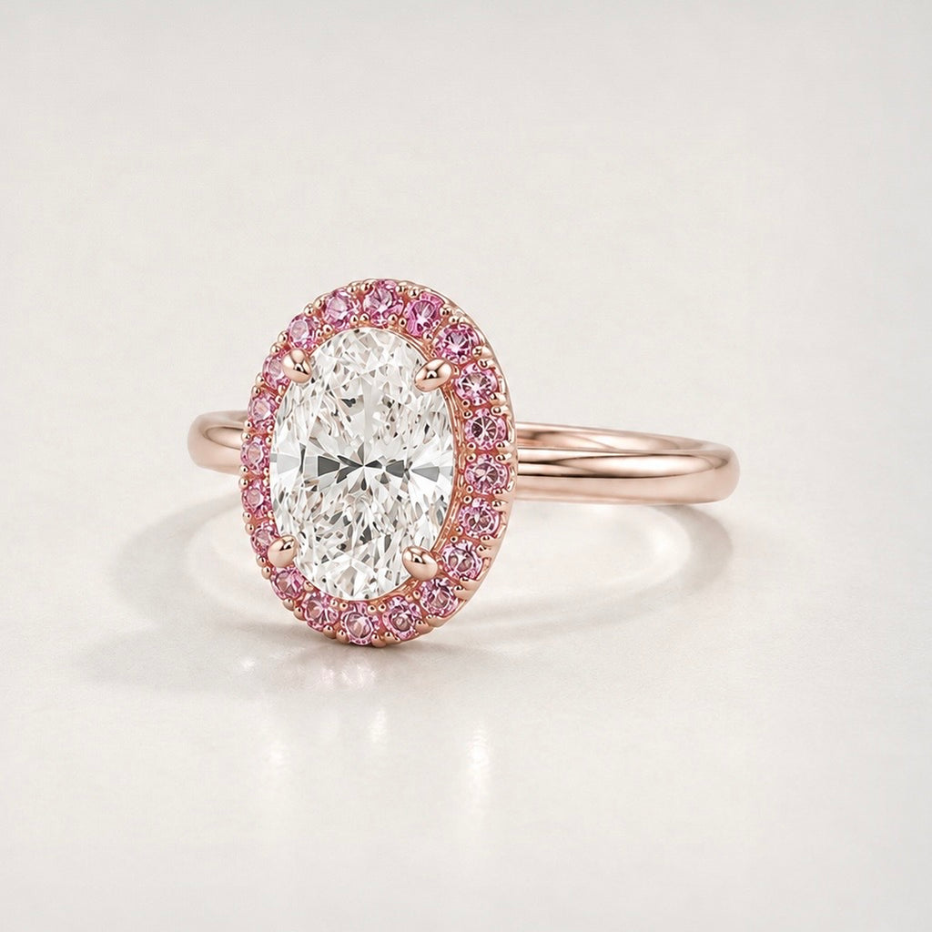 The Oval Pink Halo