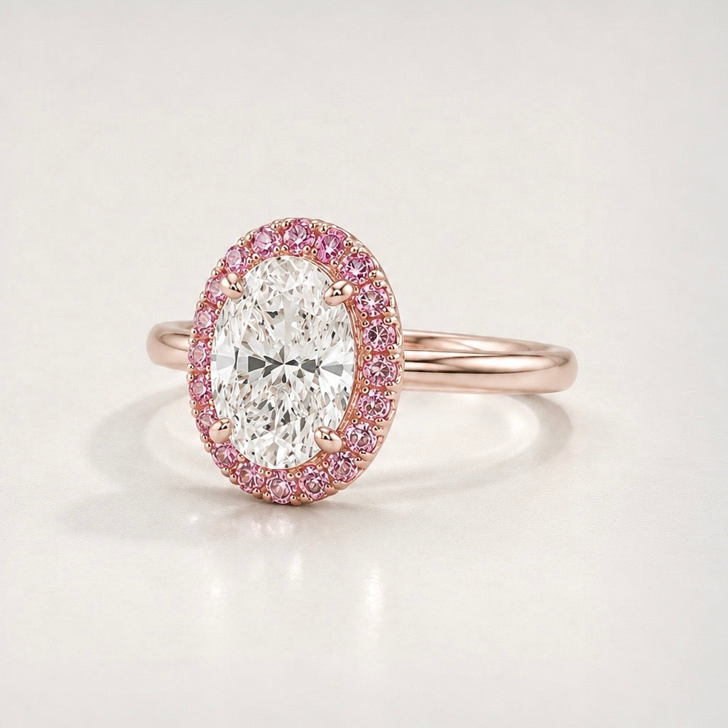 The Oval Pink Halo