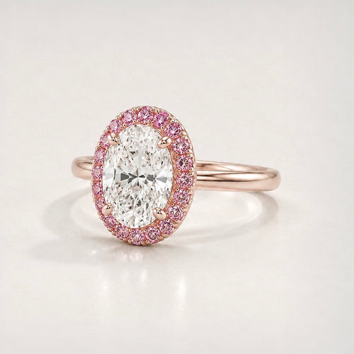 The Oval Pink Halo