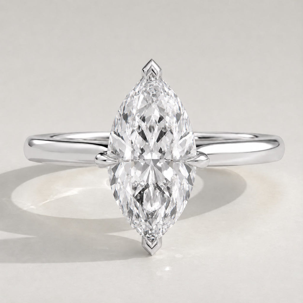 The Skye Solitaire in 18ct White Gold — REAU