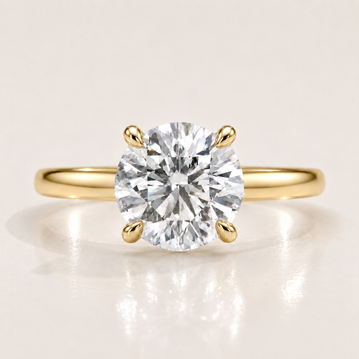 The Round Brilliant Signature Ring